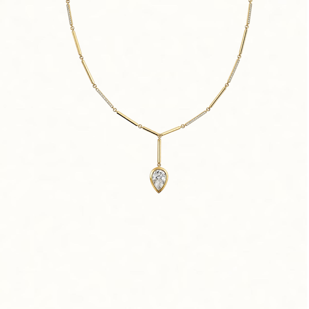 GOLD VELOUR NECKLACE