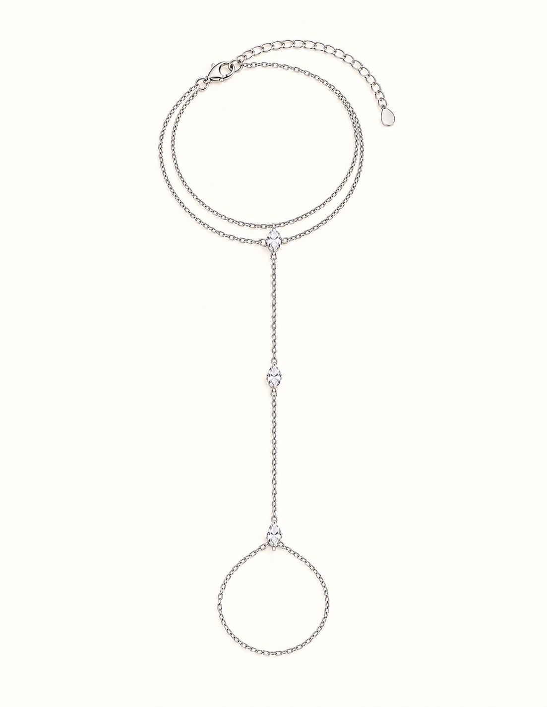 SILVER HAND CHAIN