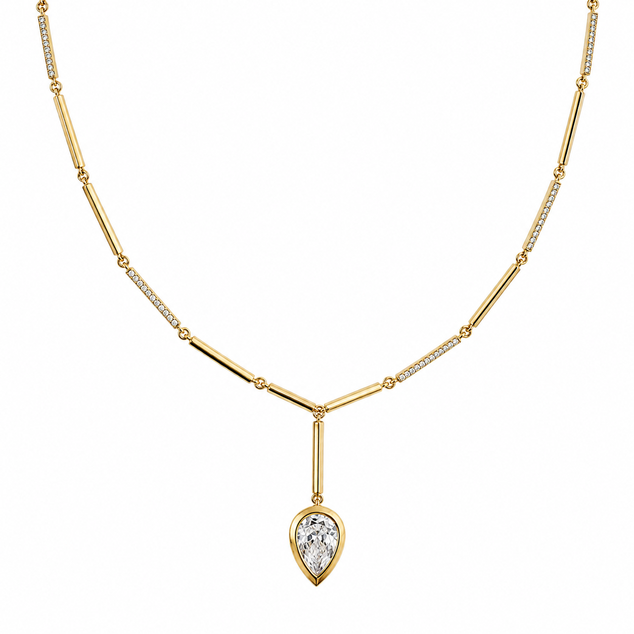 GOLD VELOUR NECKLACE