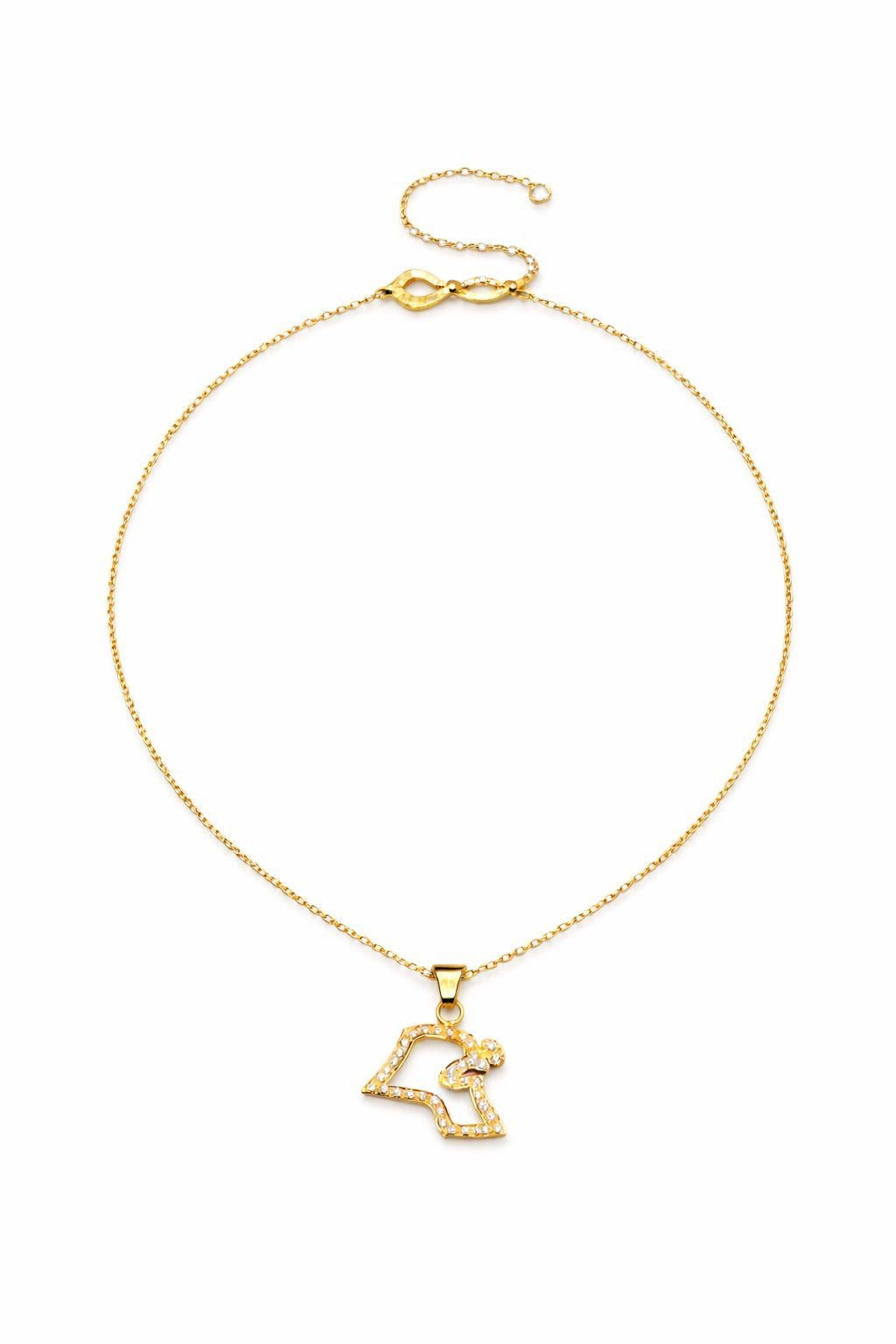 Kuwait Map Neckless