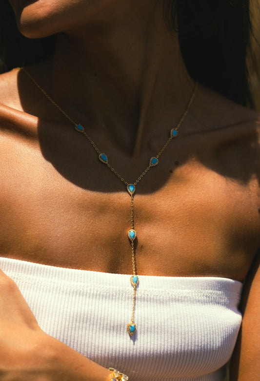Aurelia blue necklace