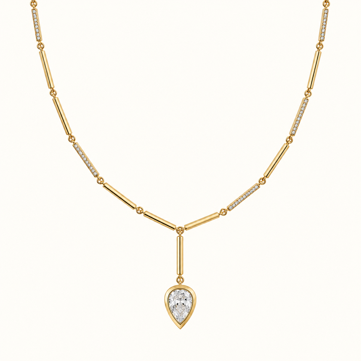 GOLD VELOUR NECKLACE